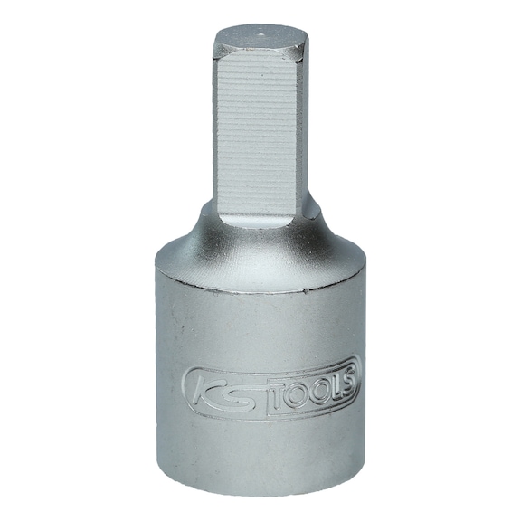 3/8 inch oil service bit socket for square socket screws, 8 mm - Oil service bit socket for square socket screws