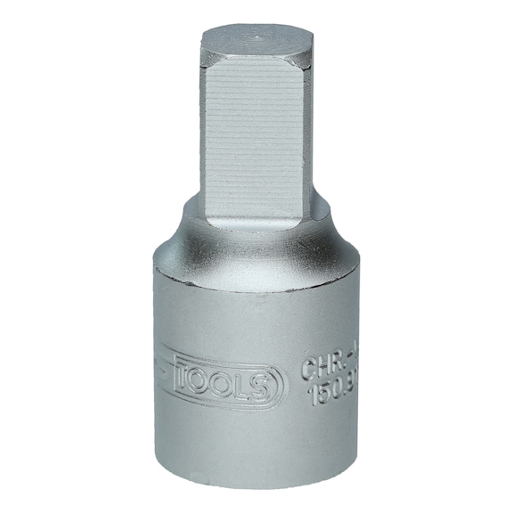 3/8 inch oil service bit socket for square socket screws, 10 mm - Oil service bit socket for square socket screws