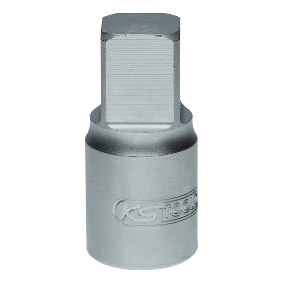3/8 inch oil service bit socket for square socket screws, 13 mm - Oil service bit socket for square socket screws