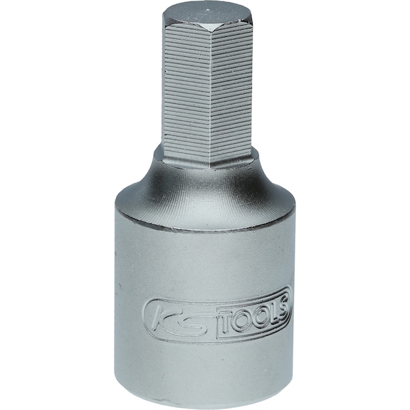 3/8 inch oil service bit socket for hexagon socket screws, 9 mm - Oil service bit socket for hexagon socket screws