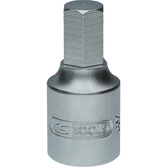 3/8 inch oil service bit socket for hexagon socket screws, 10 mm - Oil service bit socket for hexagon socket screws