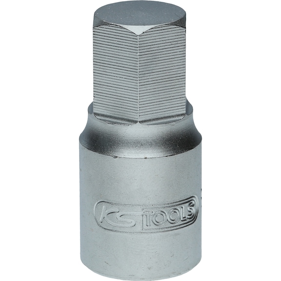 3/8 inch oil service bit socket for hexagon socket screws, 14 mm - Oil service bit socket for hexagon socket screws