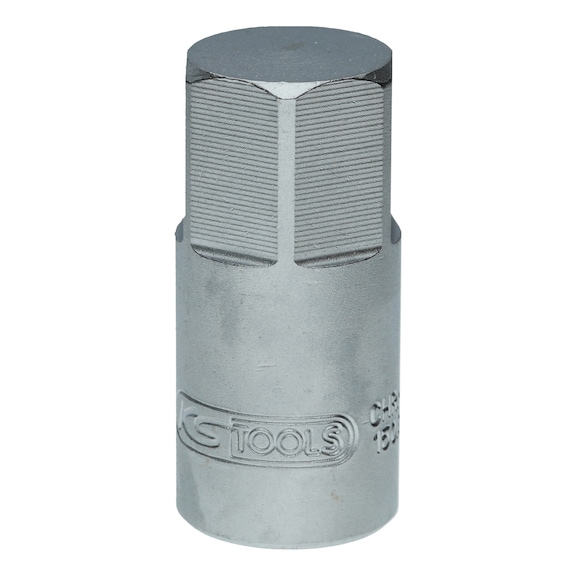 3/8 inch oil service bit socket for hexagon socket screws, 17 mm - Oil service bit socket for hexagon socket screws