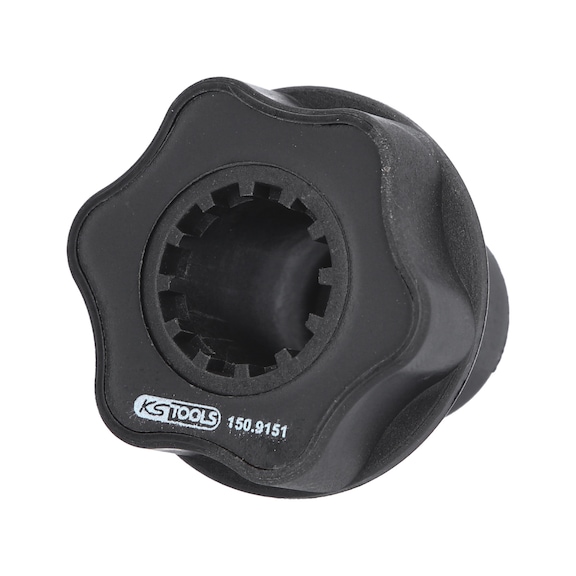 Bayonet adapter for oil filler funnel for Volvo - Adapter (standard part, toolmaking)