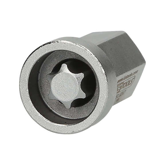 KS TOOLS &Ouml;ldienst-Bit-Stecknuss f&uuml;r TX-Schrauben f&uuml;r Mini, T55 - Steckschl&uuml;sseleinsatz (Metallkasten)