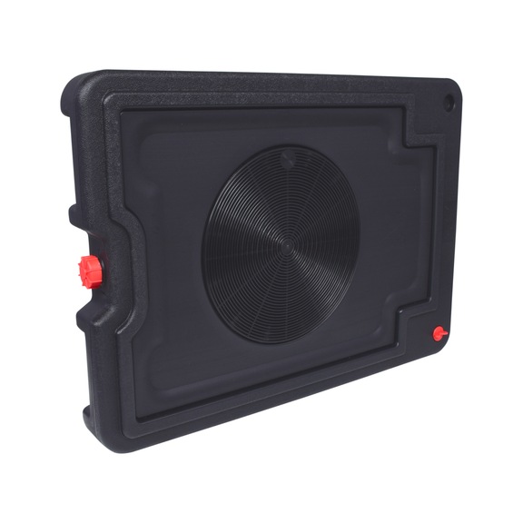 Mobile collection tray, 20 litres, extra flat with castors - Collection tank