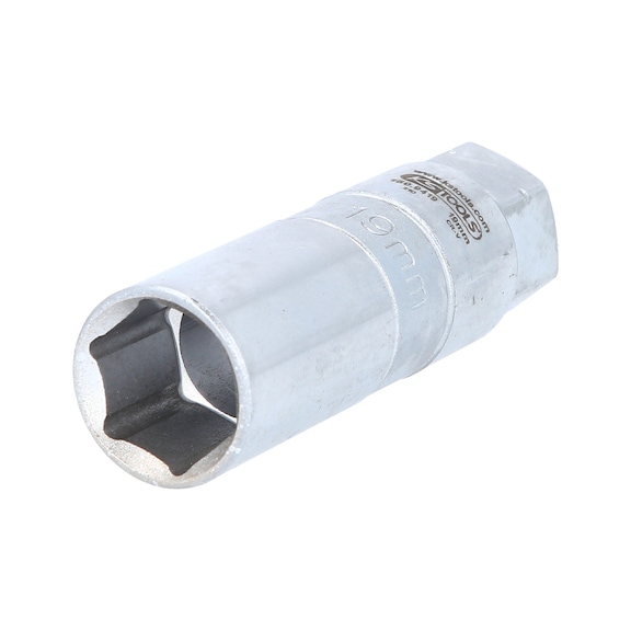Shock absorber external hexagon counterholder socket, 19 mm - Additional socket wrench insert (hexagonal)