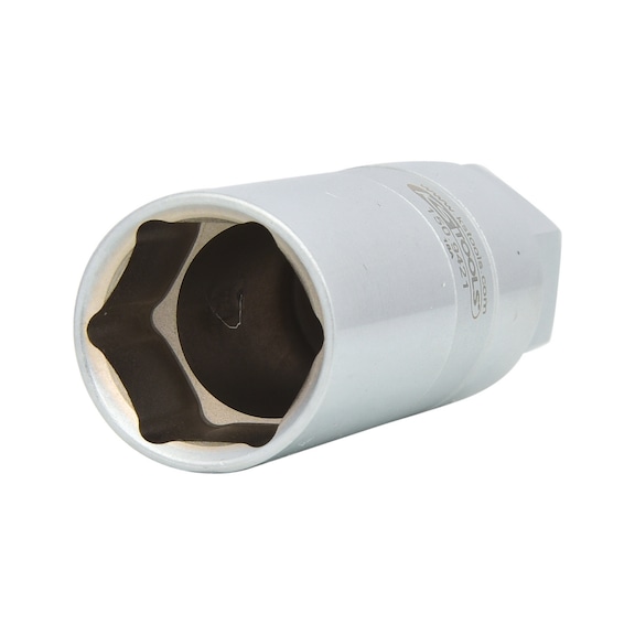 Shock absorber external hexagon counterholder socket, 21 mm - Additional socket wrench insert (hexagonal)