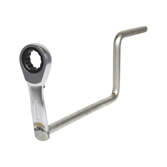 KS TOOLS 1/2 Zoll &Ouml;lfilterschl&uuml;ssel f&uuml;r Doppelnockenwellen Dieselmotoren, 27 mm - &Ouml;lfilterschl&uuml;ssel