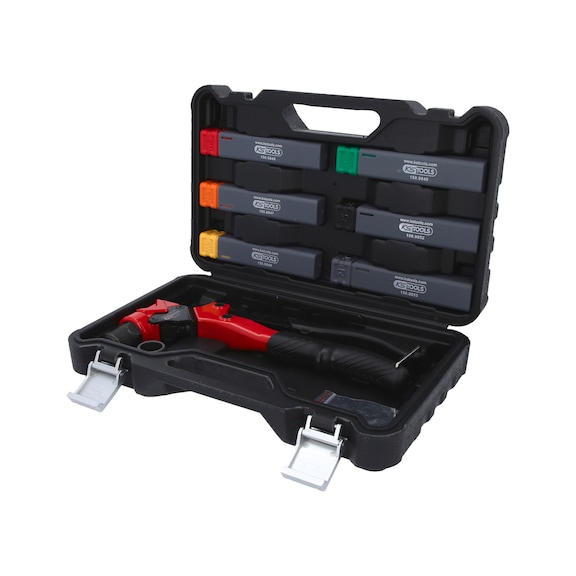 3-in-1 hand riveting pliers set, rotatable, 12 pieces - Hand riveting pliers