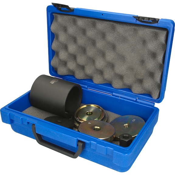 Silent bearing tool set for BMW rear axle carriers, 7-piece - Motor vehicle (other parts, miscellaneous)