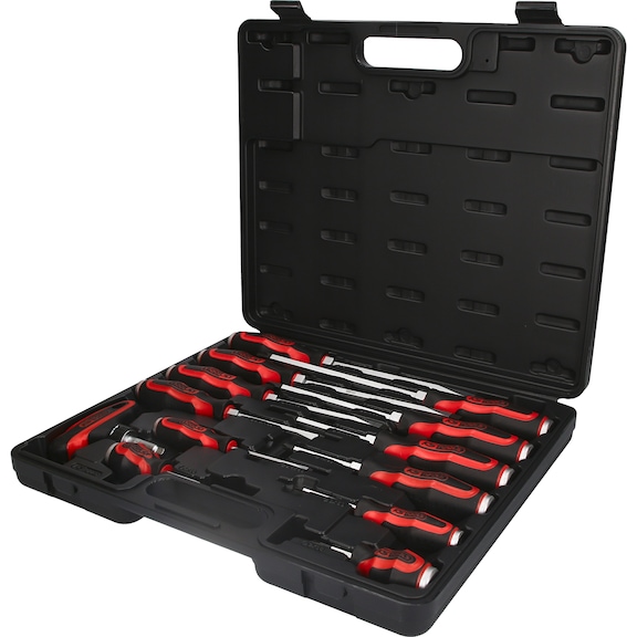 ERGOTORQUEmax impact cap screwdriver set, 13 pieces - ERGOTORQUEmax Impact Cap Screwdriver Set