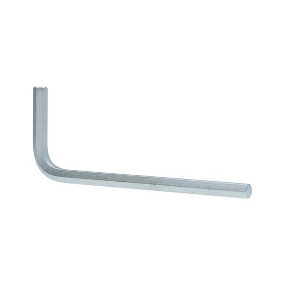 Hexagon socket angle pin wrench, short, 4 mm on hanger - Hexagon socket angle pin wrench, short