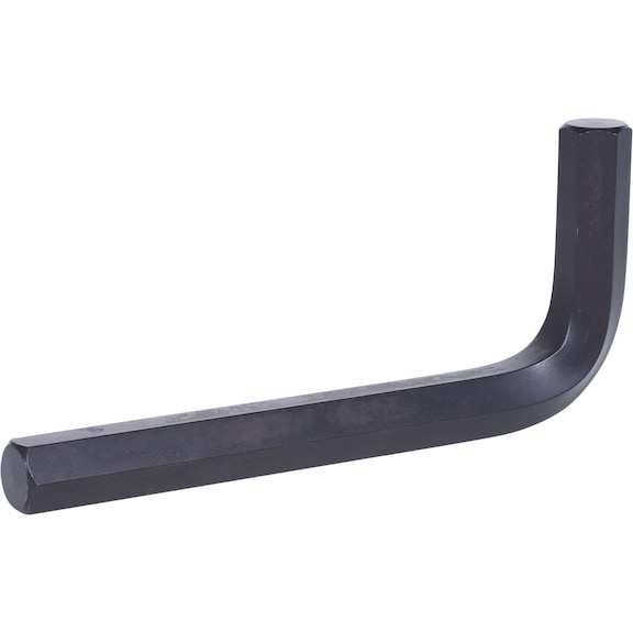 Hexagon socket angle pin wrench, phosphated, short, 24 mm - Hexagon socket angle pin wrench, phosphated, short