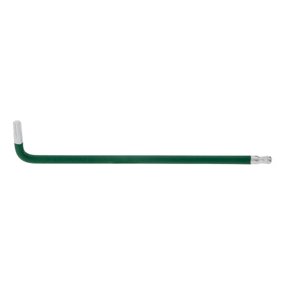 Ball-end TX angle pin wrench, XL, T25, dark green - TX angle pin wrench