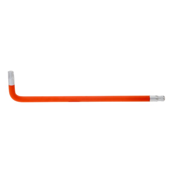 Ball-end TX angle pin wrench, XL, T45, orange - TX angle pin wrench