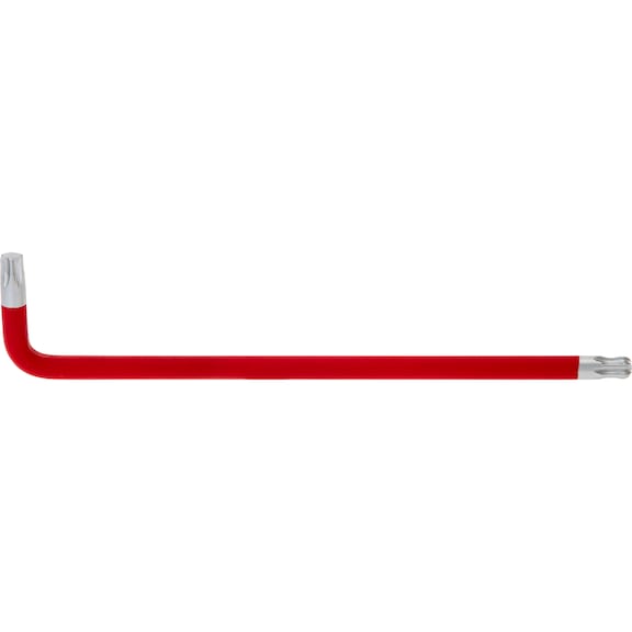KS TOOLS Kugelkopf-TX-Winkelstiftschl&uuml;ssel, XL, T50, Rot - TX-Winkelstiftschl&uuml;ssel