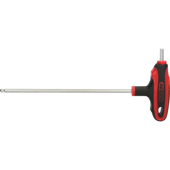 T-handle hexagon socket ball-end wrench, 4 mm - T-handle hexagon socket ball-end wrench