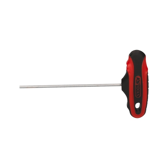T-handle hexagon socket wrench, 2.5 mm, 130 mm on hanger - T-handle hexagon socket wrench