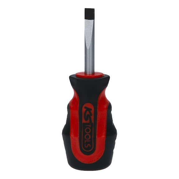 ERGOTORQUEplus slotted screwdriver, short, 6 mm on hanger - ERGOTORQUEplus Slotted Screwdriver