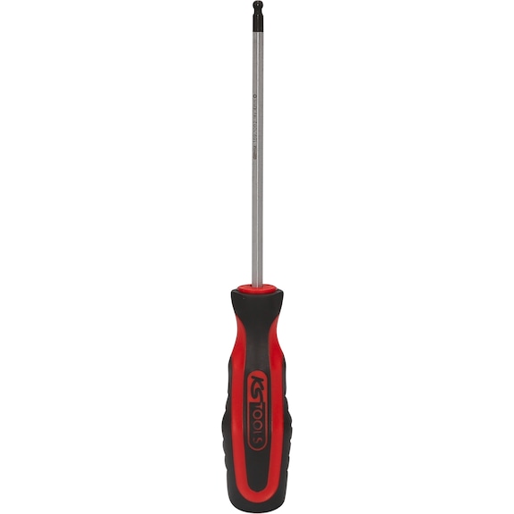 ERGOTORQUEplus hexagon socket screwdriver with ball head, 4.0 mm on hanger - Hexagon socket screwdriver with ball head
