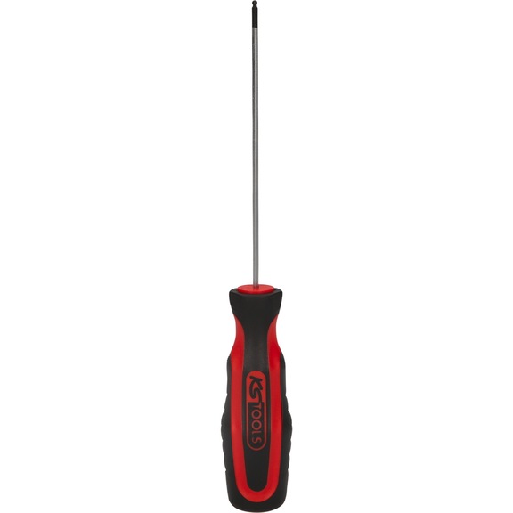 KS TOOLS ERGOTORQUEplus hexagon socket screwdriver with ball head, 2.0 mm - Hexagon socket screwdriver with ball head