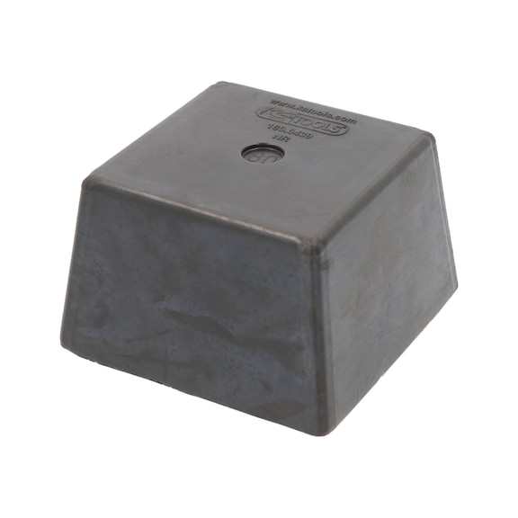 Rubber pad 16 for lifting platforms, 120 x 120 x 80 mm - Rubber pad for lifting platforms