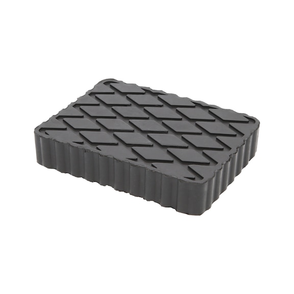 Rubber pad 02 for lifting platforms, 160 x 120 x 30 mm - Rubber pad for lifting platforms