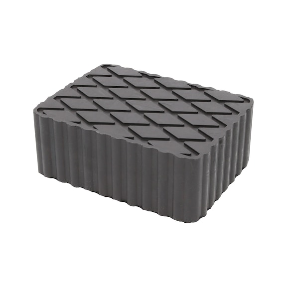 Rubber pad 04 for lifting platforms, 160 x 120 x 60 mm - Rubber pad for lifting platforms