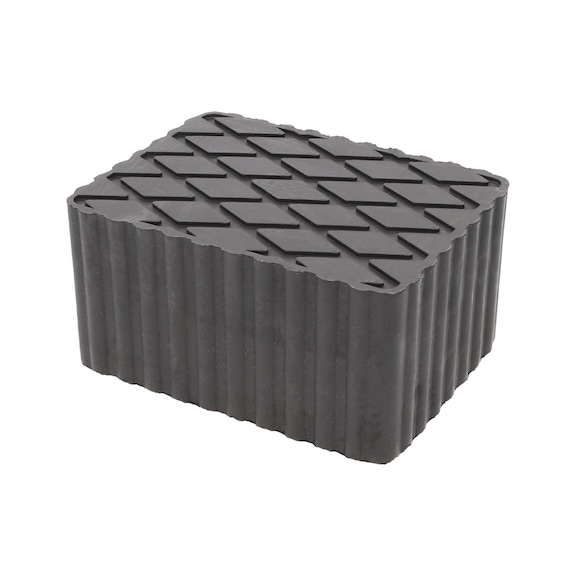 Rubber pad 05 for lifting platforms, 160 x 120 x 80 mm - Rubber pad for lifting platforms