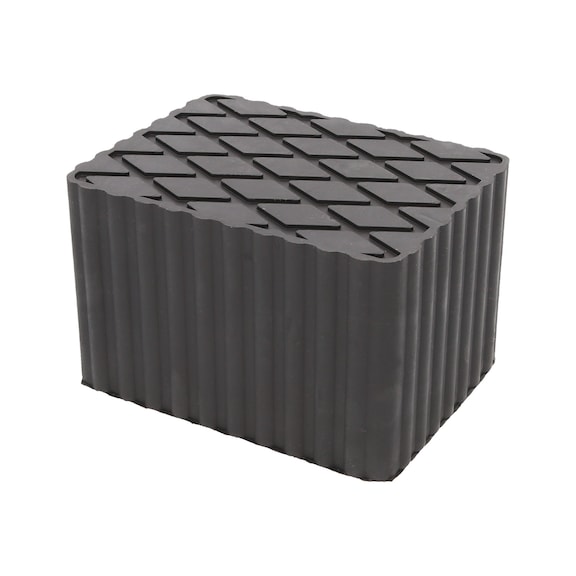 Rubber pad 06 for lifting platforms, 160 x 120 x 100 mm - Rubber pad for lifting platforms