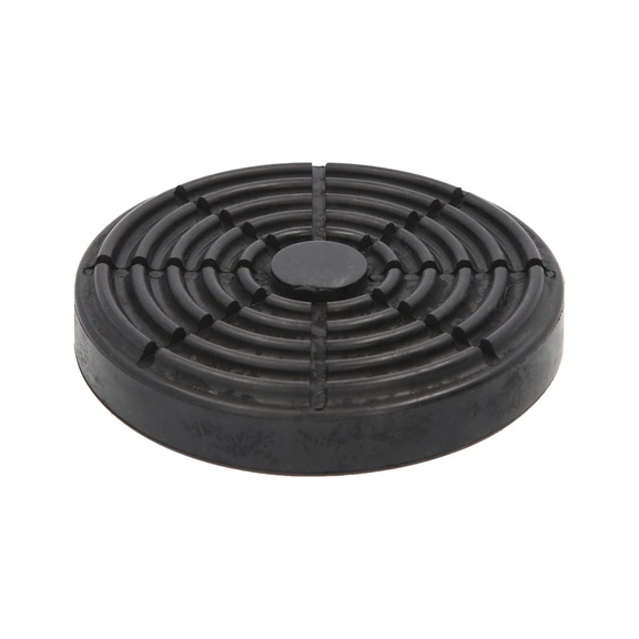 KS TOOLS Rubber pad 19 for Intertech lifting platforms, D: 160 mm - Rubber disc for lifting platforms