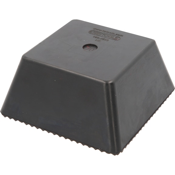 Rubber pad 17 for lifting platforms, 150 x 150 x 70 mm - Rubber pad for lifting platforms