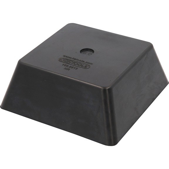 Rubber pad 19 for lifting platforms, 150 x 150 x 60 mm - Rubber pad for lifting platforms