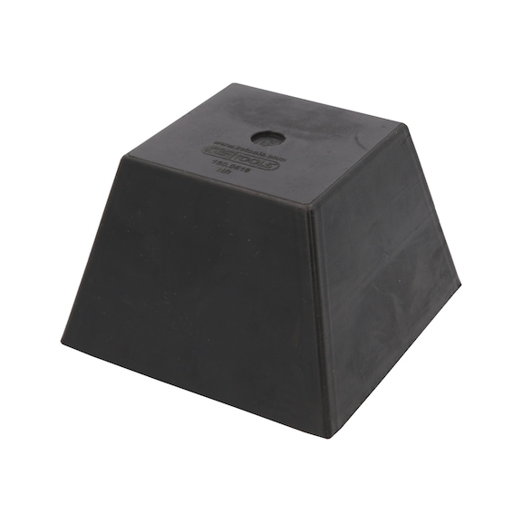Rubber pad 21 for lifting platforms, 150 x 150 x 100 mm - Rubber pad for lifting platforms