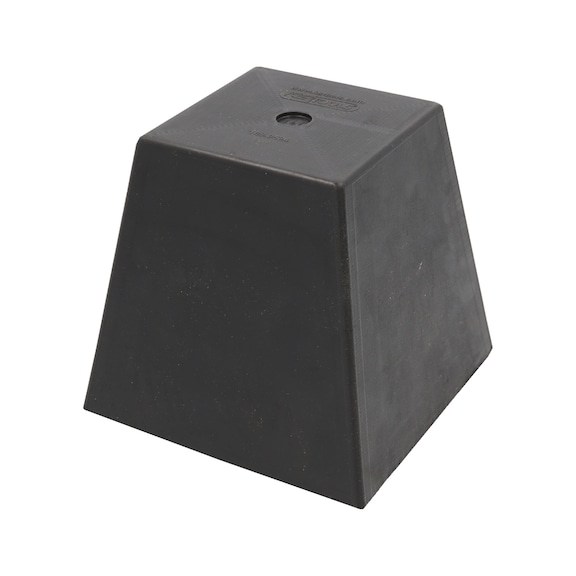 Rubber pad 22 for lifting platforms, 150 x 150 x 140 mm - Rubber pad for lifting platforms