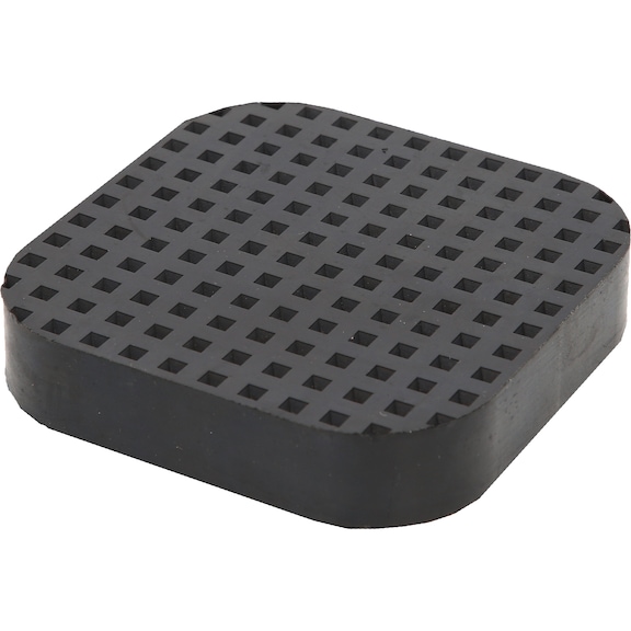 Rubber pad 01 Universal for manoeuvring jack, 120 x 120 x 25 mm - Shunting jack (hydraulic): individual parts