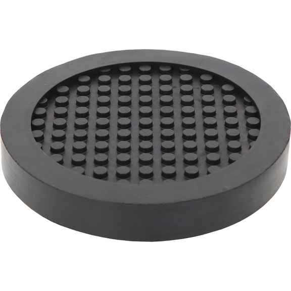 Rubber pad 05 for manoeuvring jacks, D: 140 mm, omega jacks - Rubber pad for lifting platforms