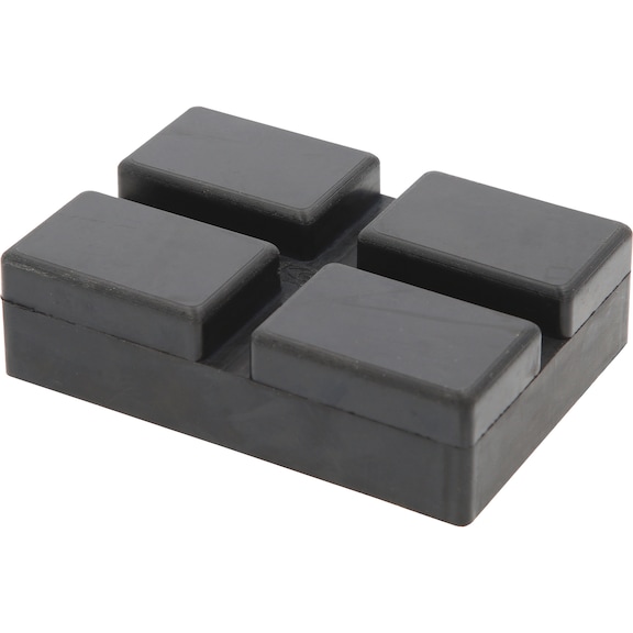 Rubber pad 42 for Rotary lifting platforms, 128 x 89 x 35 mm - Rubber pad for lifting platforms