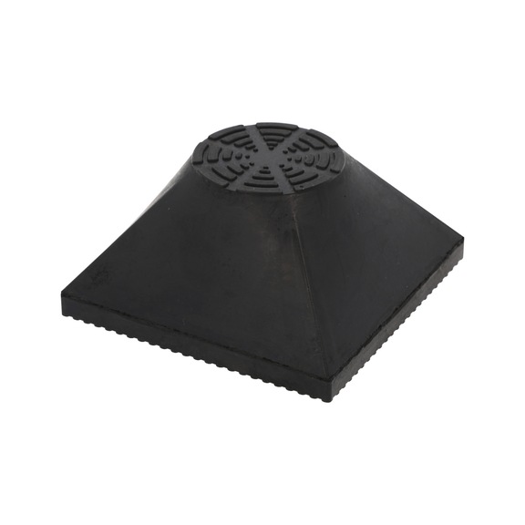 KS TOOLS Rubber pad 45 for lifting platforms, 120 x 120 x 60 mm - Rubber pad for lifting platforms