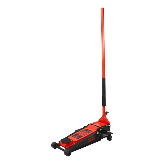 performance Hydraulic steel jack, 3000 kg, flat, lifting height: 75-510 mm - Shunting jack (hydraulic)