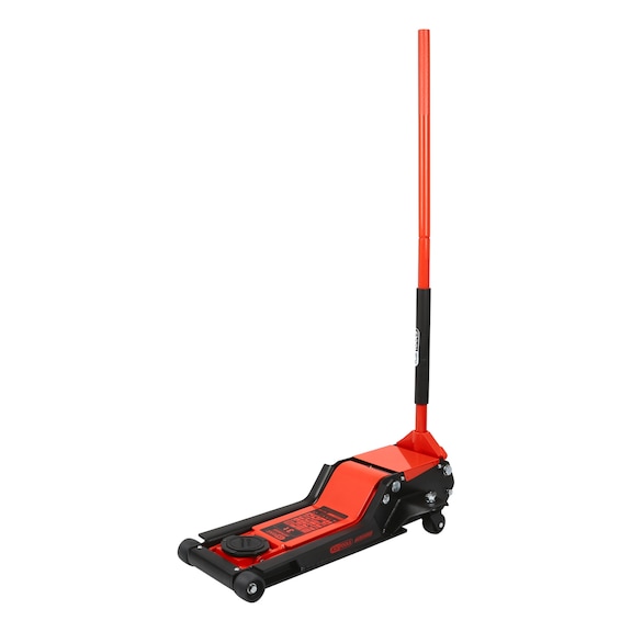 Hydraulic steel jack, 3000 kg, extra flat, lifting height: 70–510 mm - Shunting jack (hydraulic)