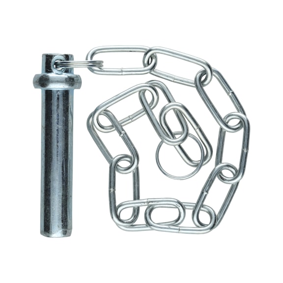 Locking bolt with chain - Shunting jack (hydraulic): individual parts