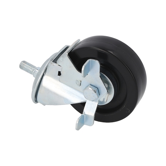 Swivel castor with locking brake 160.1210-R007P - Shunting jack (hydraulic): individual parts