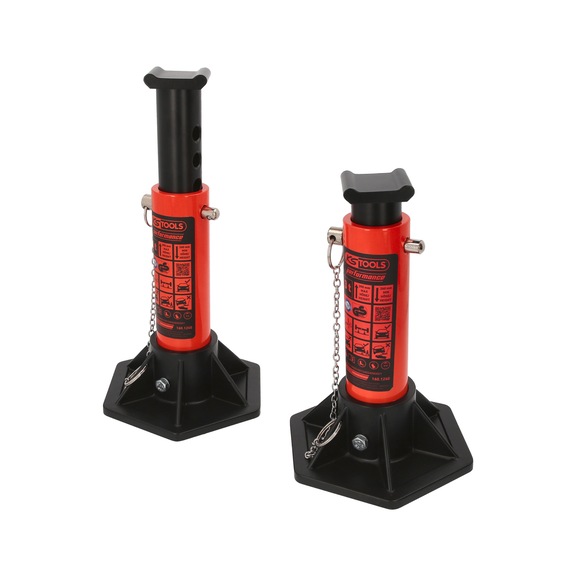 Performance aluminium jack stand, 3000 kg, sold in pairs - Support blocks