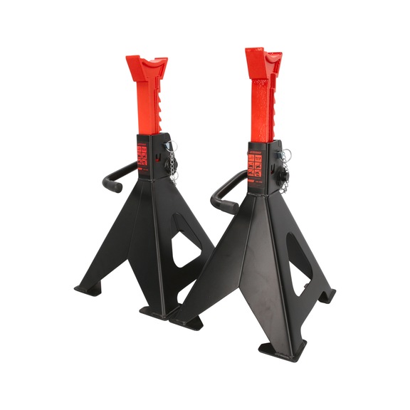 Performance steel jack stand with quick adjustment, 6000 kg, sold in pairs - Support blocks