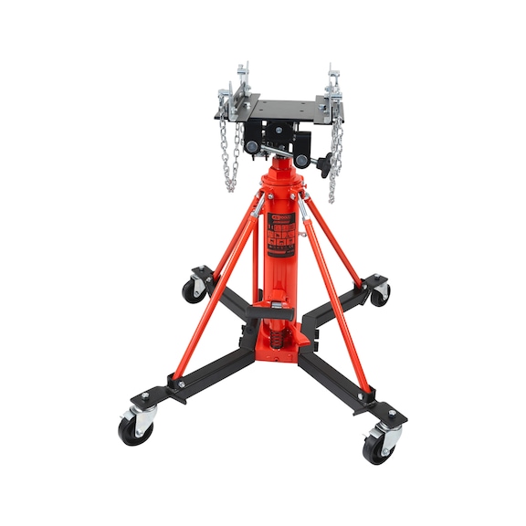 Performance hydraulic gearbox jack with table, 1000 kg - Hydraulic gearbox jack with table