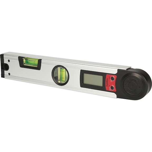 KS TOOLS Digital angle gauge spirit level, 0 degrees - 225 degrees - Digital spirit level