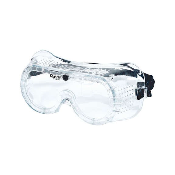 Safety glasses with elastic band – transparent, EN 166 - Safety goggles