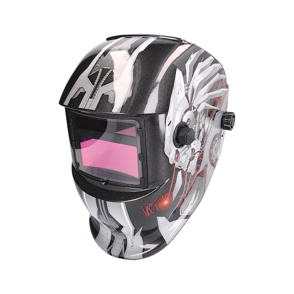Automatic welder's helmet, Steel Design - Automatic welder's safety helmet